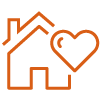 House and heart icon