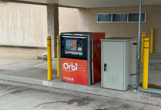 A picture of STAR Bank's Orbi machine