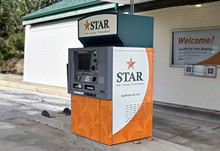 A picture of STAR Bank's Orbi machine