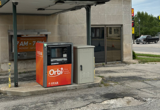 A picture of STAR Bank's Orbi machine