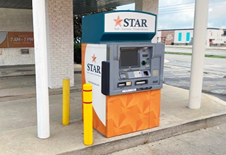 A picture of STAR Bank's Orbi machine