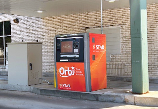 A picture of STAR Bank's Orbi machine