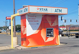 A picture of STAR Bank's Orbi machine