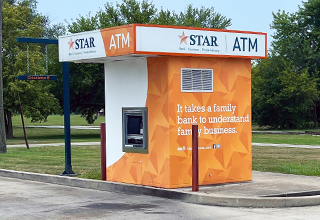 A picture of STAR Bank's Orbi machine